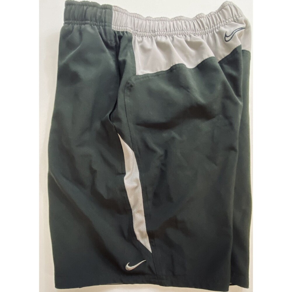 Nike Mens Black Gray Swim Wear Drawstring Waist 3 Pockets Size L